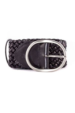 Cintura 16Ply in pelle nera DRAGON DIFFUSION | 6050BLACK